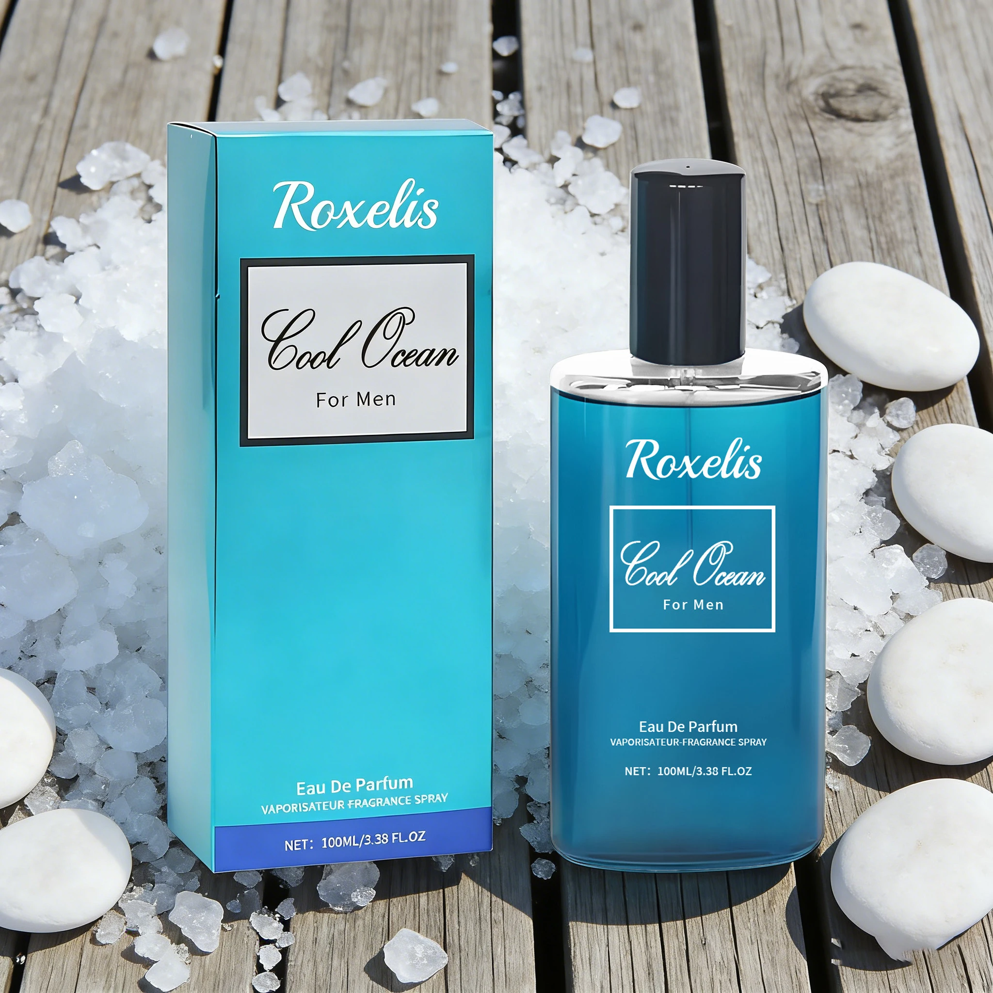 100ML Woody Cologne Eau De Parfum Natural Fresh Aroma Lasting Fragrance Refreshing Body Improve Charming for Bussiness Wear