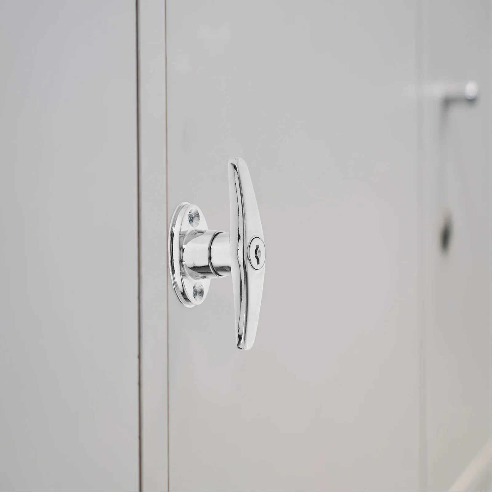 Sliding Door Lock with Keys Garage Door Handles T Handle Lock Set for Wood Barn Gates Locking Security Replacement