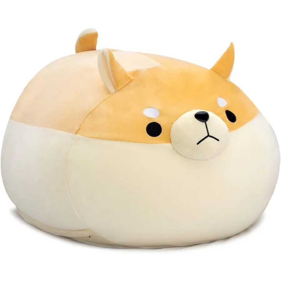 

Большой размер, желтая собака Шиба-ину, тематическая мягкая сумка для хранения животных, чехол на стул для девочек и забавный органайзер для игрушек, хранение Solu