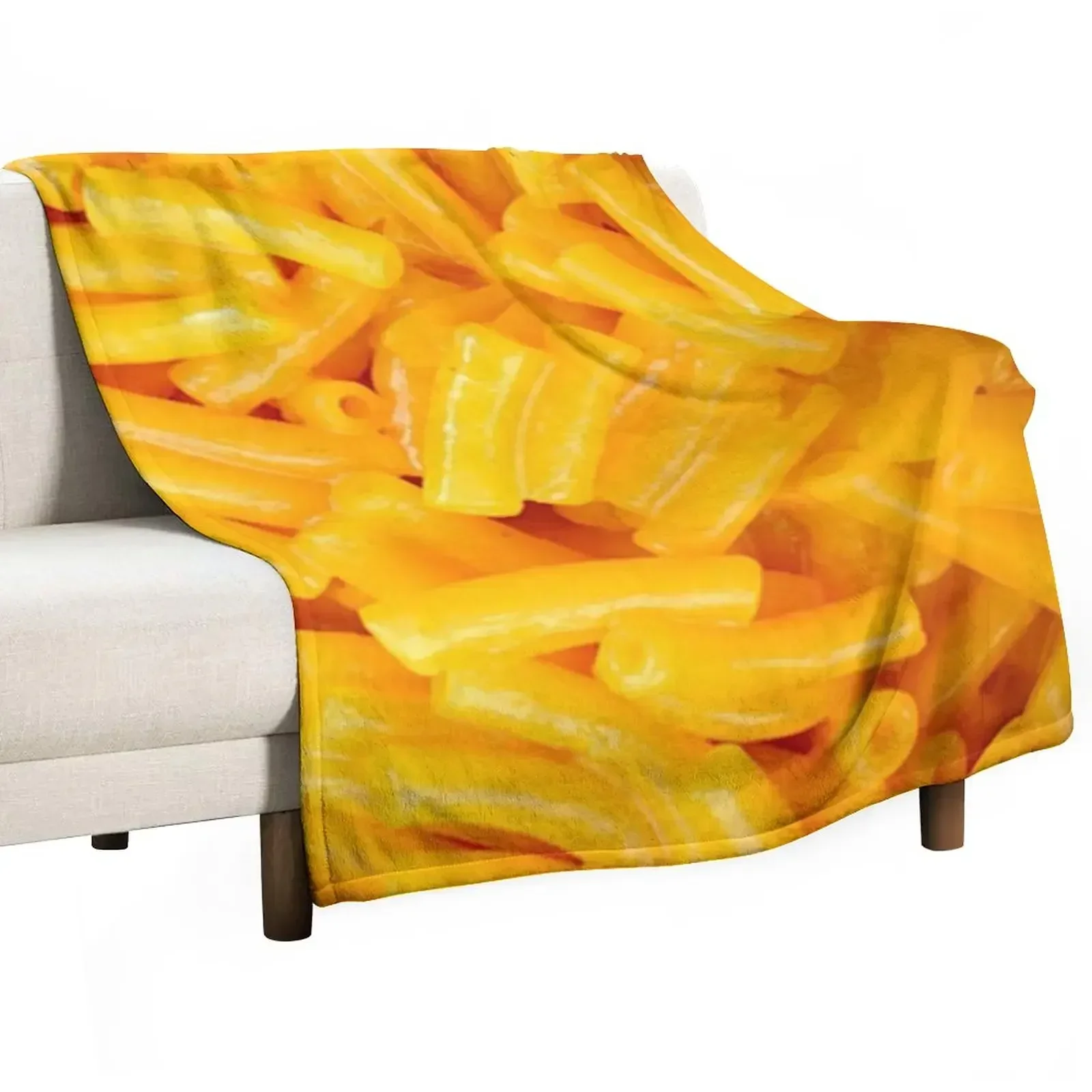 

Mac Cheese Throw Blanket Cute Thin Blankets