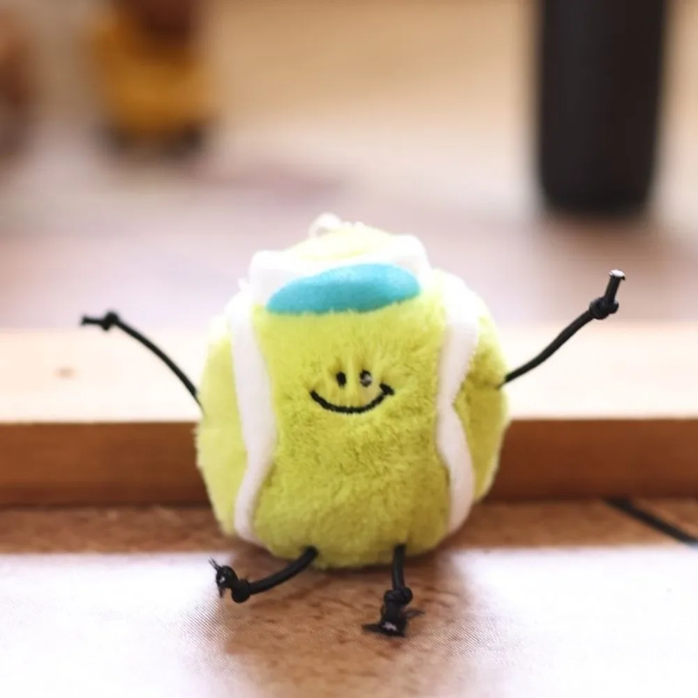 Nuovo ciondolo da basket da baseball rugby Portachiavi sorridente carino Espressione divertente creativa Ciondolo tipo palla Regali di compleanno