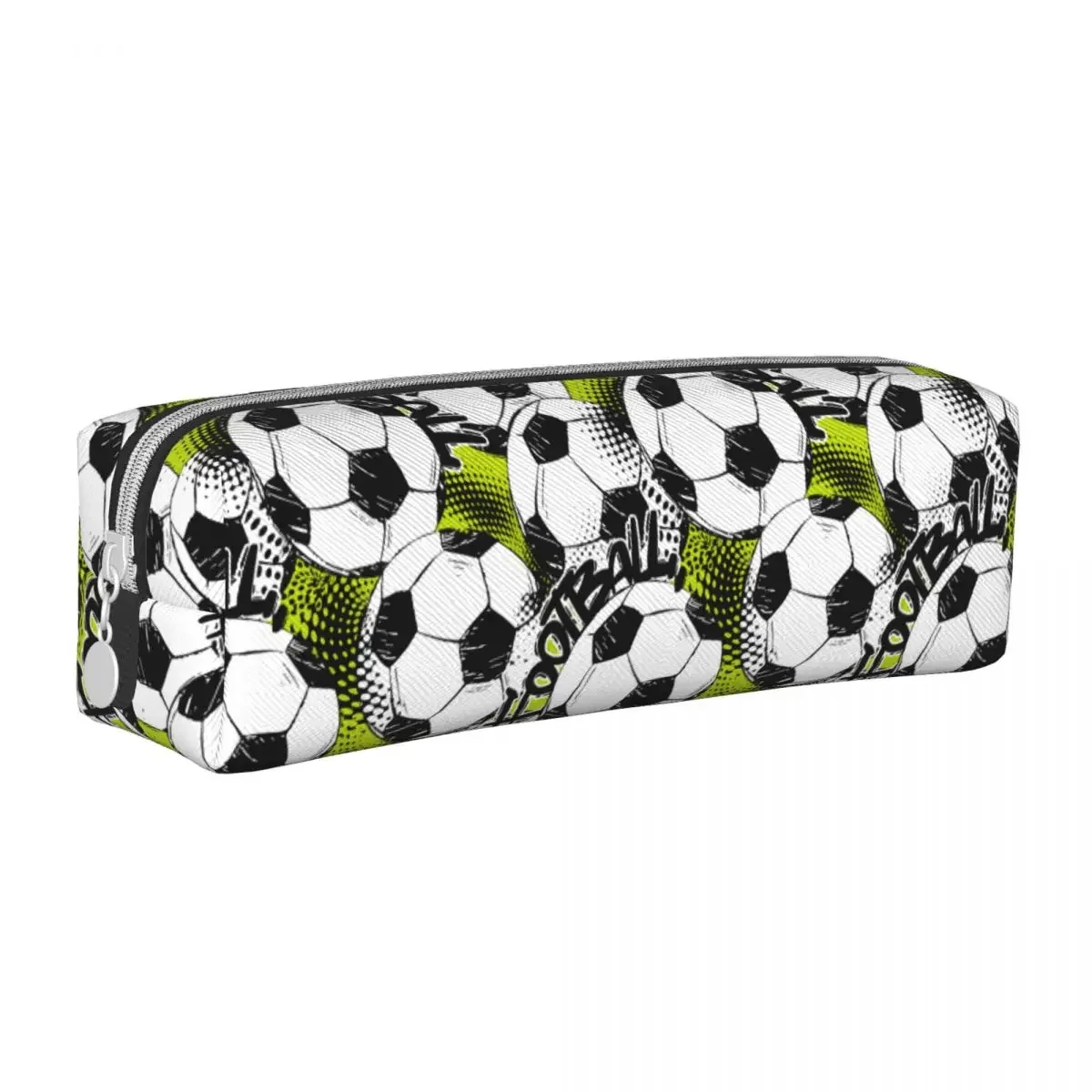 Football Sport Balls Soccer Pencil Cases Pen Box Bag Student Big Capacity Office Cosmetic Pencilcases