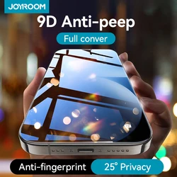 Joyroom 1/2pcs Anti-spy Tempered Glass Private Screen Protector For iPhone 15 14 13 12 11 Pro Max  Private Glass