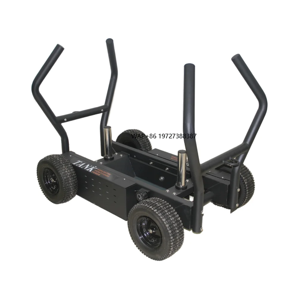 

Gym Equipment Pull Push Tank Cart with Dual Magnetic Resistance Power Training Workout Sled for Arm Workout