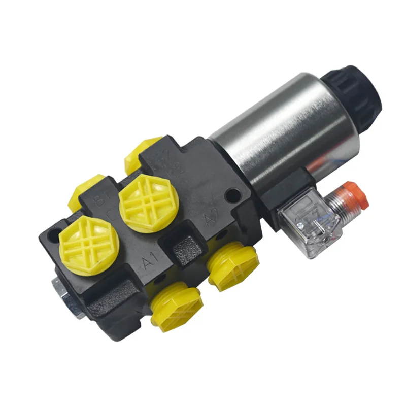 Modified wood clamper coil hydraulic solenoid valve 09/2 multi-circuit selection valve walking oil pressure valve