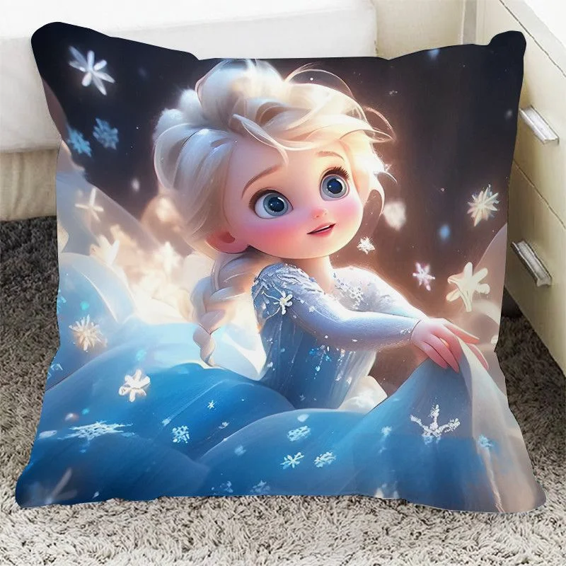 Frozen Aisha Princess Pillow Cover Children's Room Decoration Pillowcase Sofa Cushion Cover Home Decoration