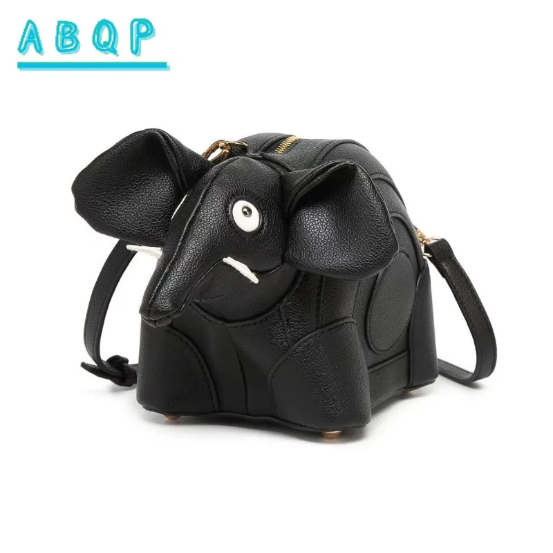 

Women's Shoulder Bag Unique Creative Niche Design Elephant Shape Outdoor Messenger Bag 2025 New Solid Color