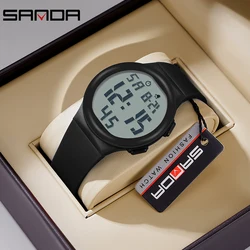 2023 Fashion Men Watch Outdoor Sports Waterproof Big Numbers Easy to Read Electronic Clock Men Digital Watches Relojes Hombres