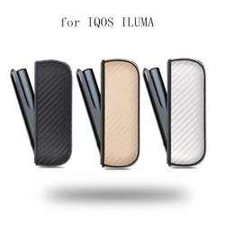 New Shockproof Funda for IQOS ILUMA Cover Bag Carbon Soft Fiber Pouch for ICOS ILUMA Case