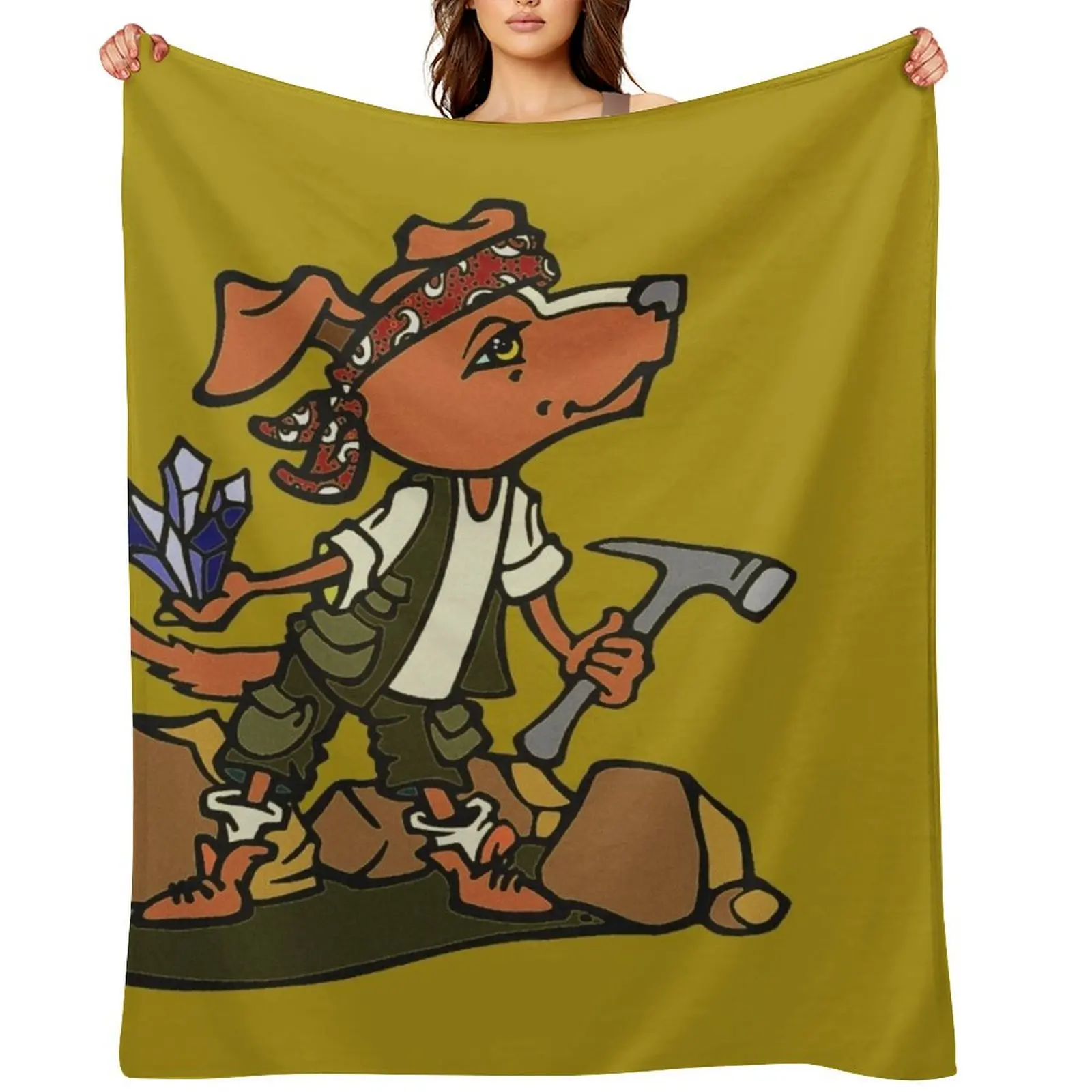 

Rockhound Throw Blanket Plaid on the sofa christmas decoration Giant Sofa Cute Blankets