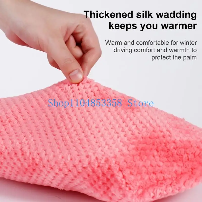 

652F Motorcycle Handlebar Warmer Mitts for Cold Weather Thermal Lining Hand Muffs Handlebar Gloves Windproof Grip Gauntlets