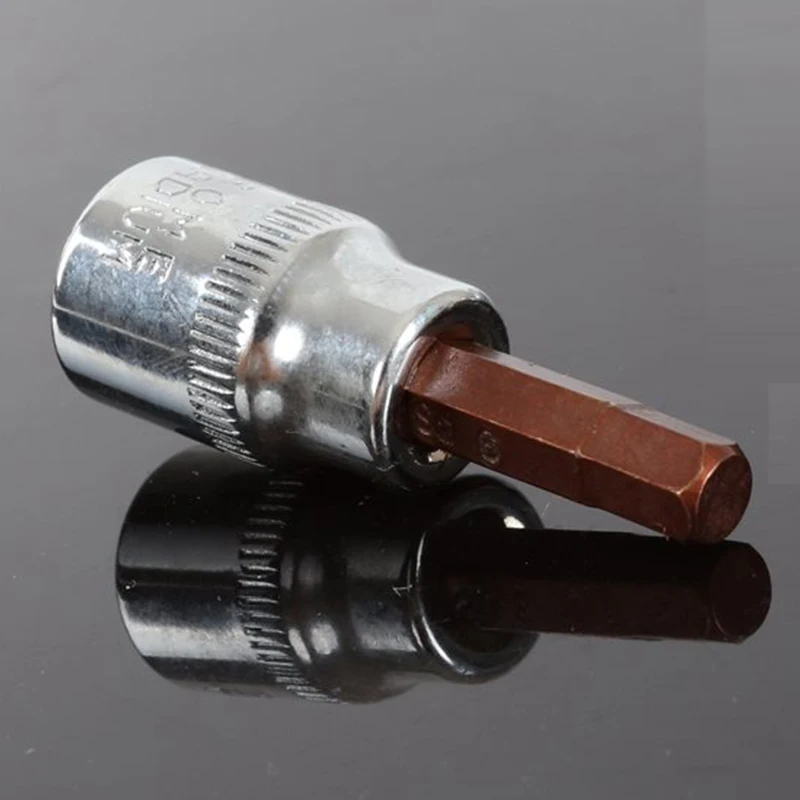 1Pc 1/4 Inch Screwdriver Bit Socket H3 H4 H5 H6 H7 H8 Hex Screw Driver Bits Ratchet Socket Torque Spanner Adapter Hand Tools