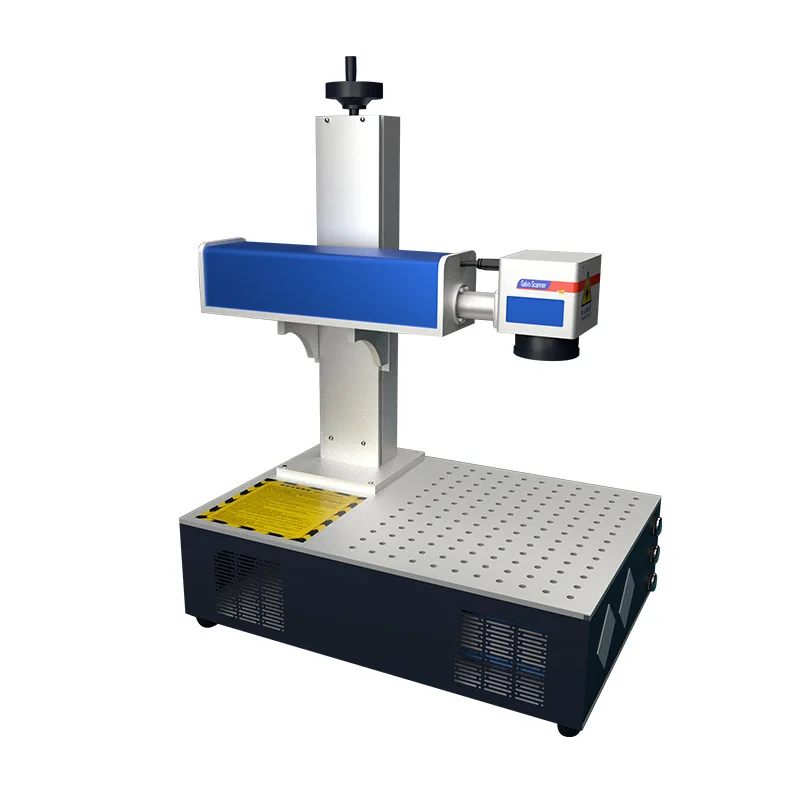 

Manufacturer's Stainless Steel Nameplate Engraving Logo Marking Fiber Laser Marking Machine 20w 30w