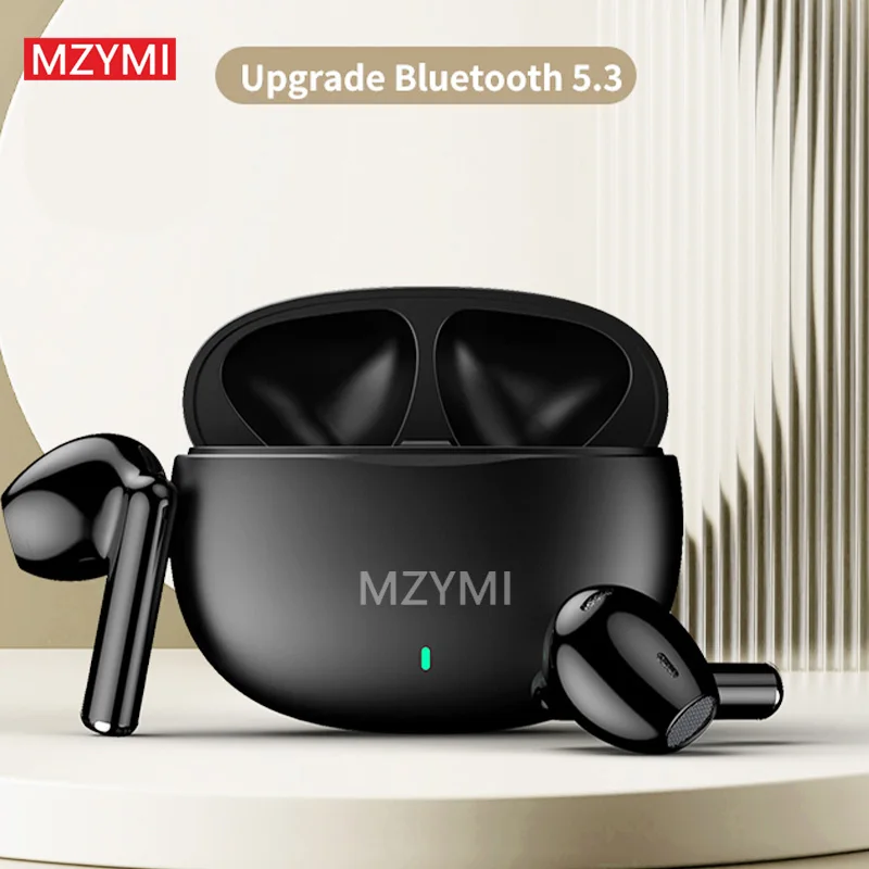 

MZYMI Bluetooth 5.3 Headphones AP09 Wireless Earbuds Noise Cancelling In Ear Headset Sports Earphones Waterproof With Mic