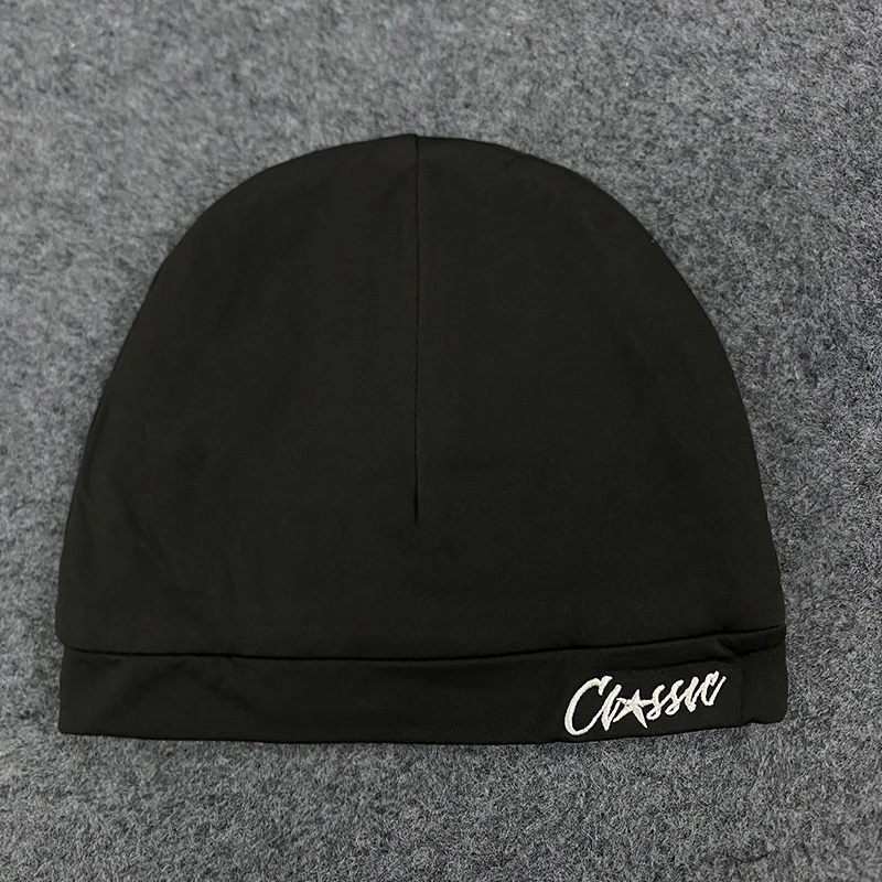 Retro American Street Hip-Hop Embroidered Pattern Pullover Hat Versatile High Street Style for Men And Women