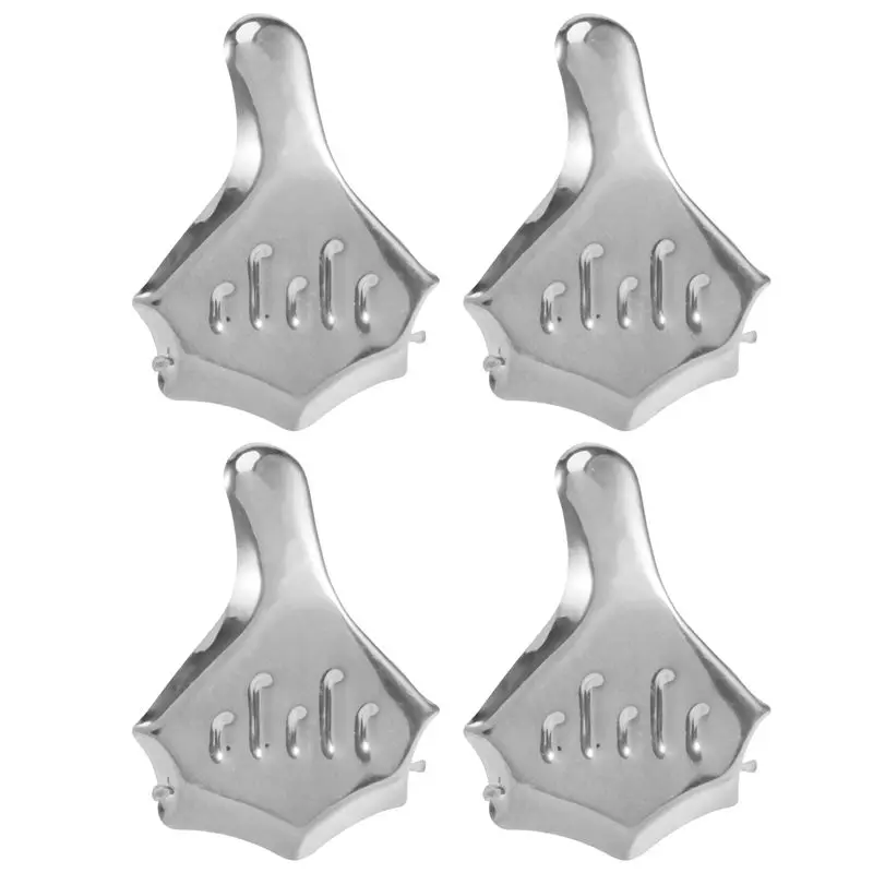 ABMS-Stainless Steel Lemon Wedge Squeezer, Manual Lemon Clamp, Citrus Squeezer, For Home, Kitchen, Bar, 4 Pieces