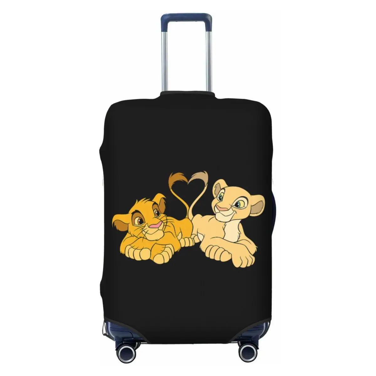 

The Lion King Simba And Nala Suitcase Cover Washable Luggage Covers Protector for 18-32 inch