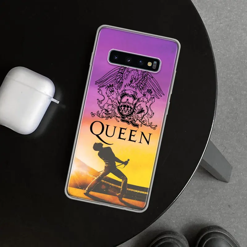 Rock Funky Freddie Mercury Queen Phone Case Cover for Samsung Galaxy S23 S24 S25 Ultra S20 S21 FE S22 Plus S10 + Art Gift Print 