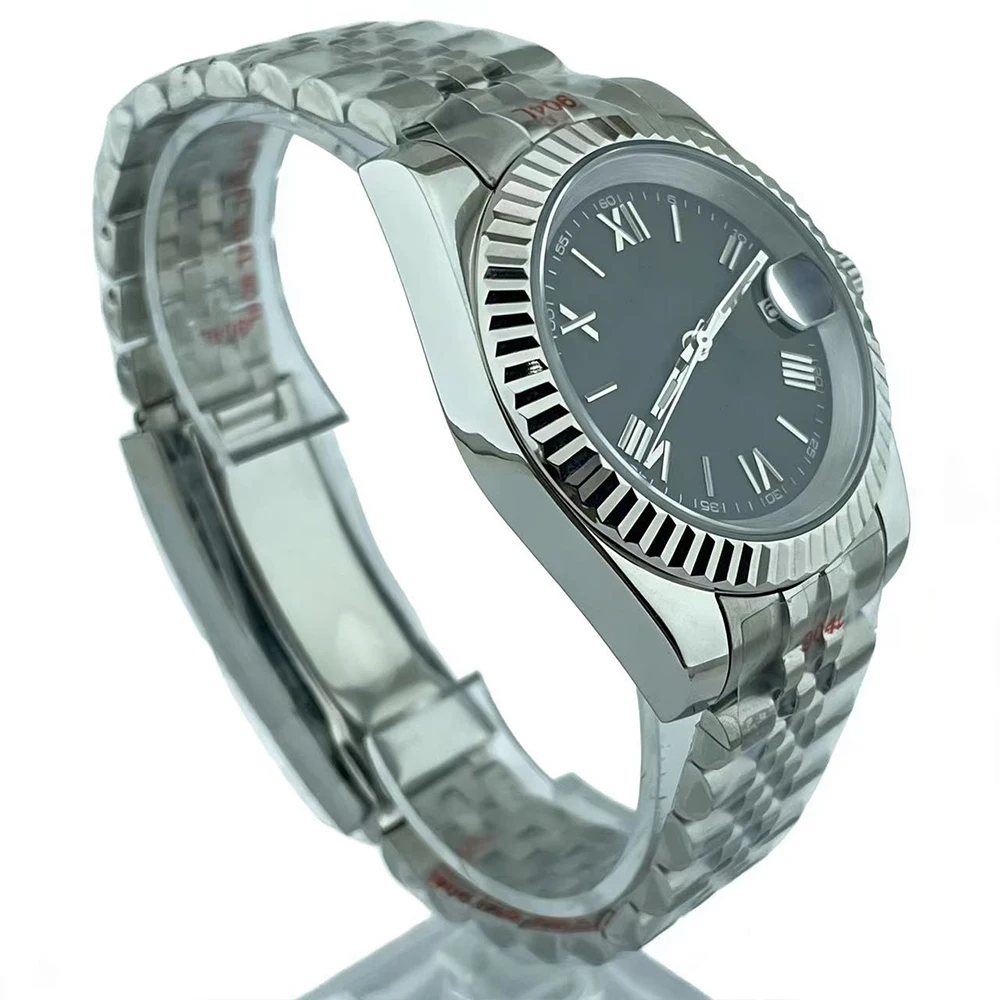 39MM 36MM Luxury NH35 Automatic Mechanical Wristwatch Roman Number Men Watches Sapphire Crystal 10Bar  stainless steel strap