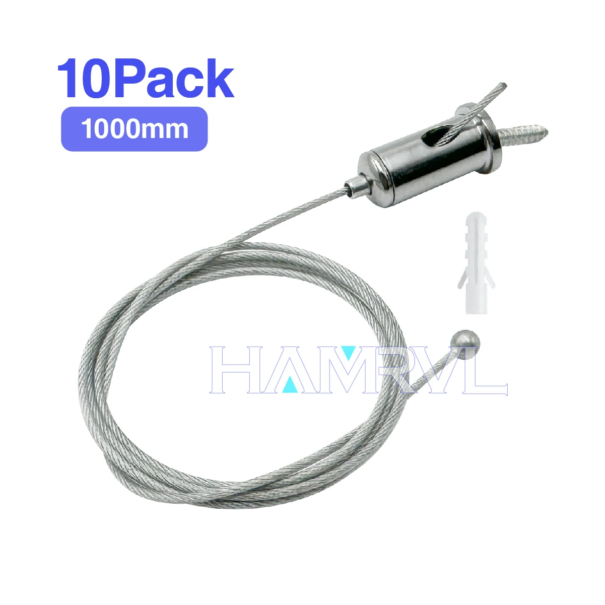 كابل ضوء سداسية 1 متر كابلات تعليق قابلة للتعديل الصلب سلسلة معلقة مصباح السقف للمرآب سداسية العسل أنبوب 100 سنتيمتر #2