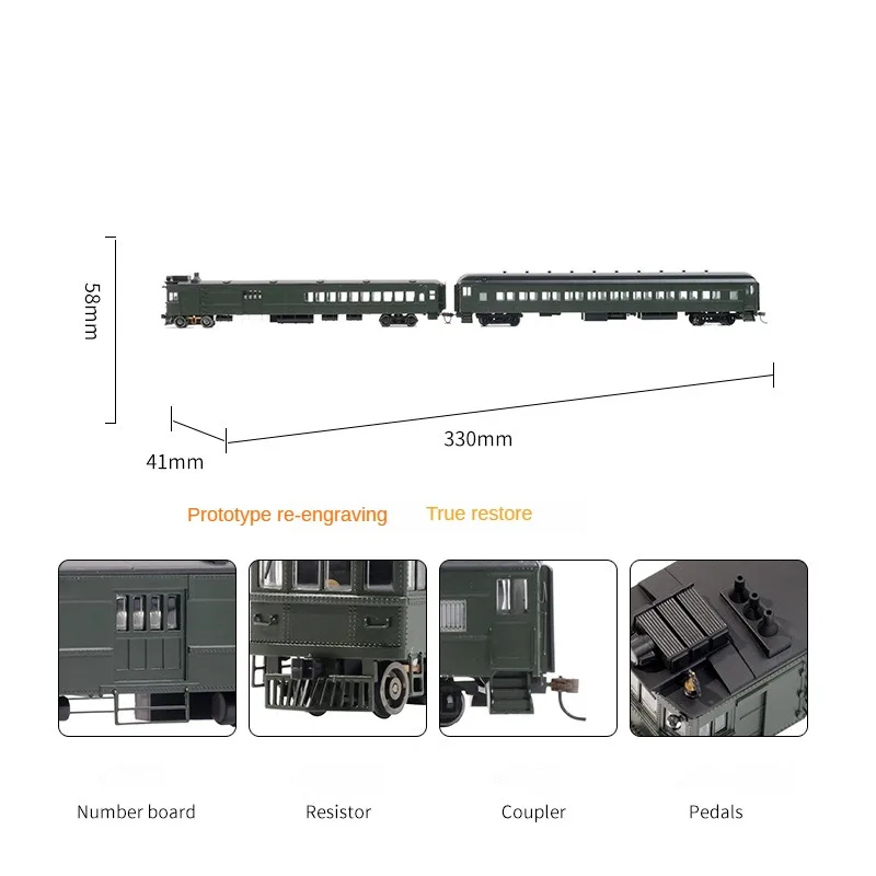 BACHMANN Train Model HO 1/87 Digital Oil and Gas Light Rail Model 81421AM High-end Simulation Train Model