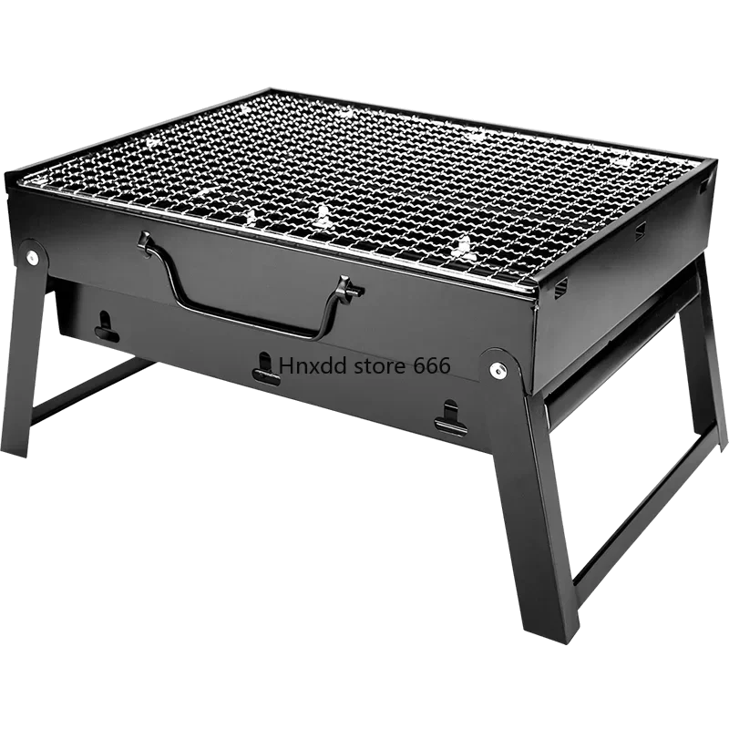 Barbecue Grill Household Outdoor Grill Smoke-Free Folding Carbon Satay Stove Small