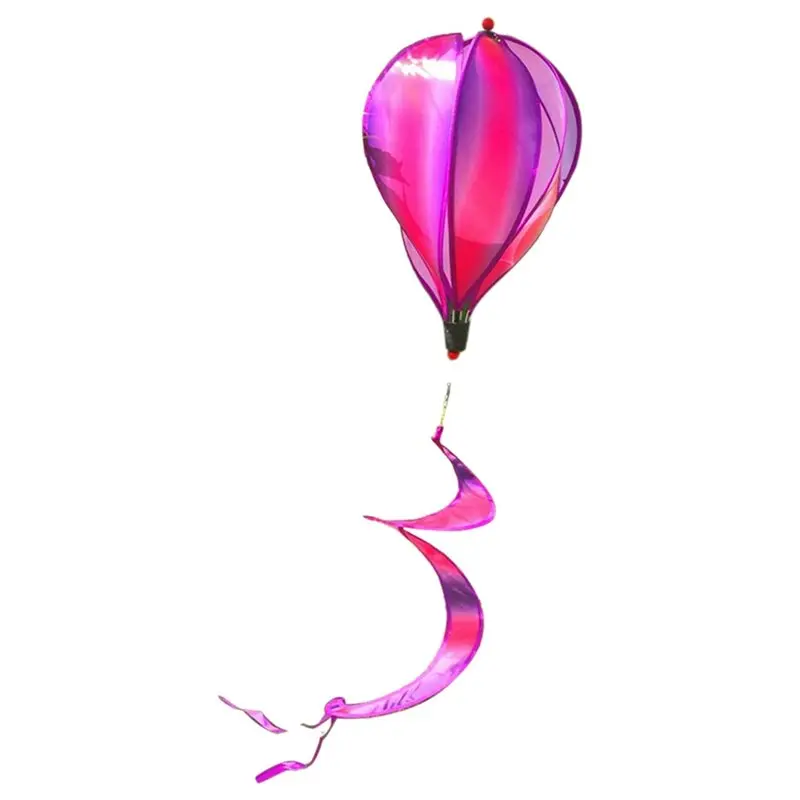 ABXF-3X Garden Spring Hot Air Balloon Pendant Rotating Windmill Hanging Decoration F