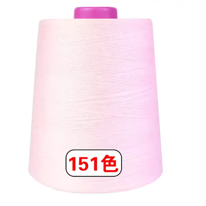 Large roll 8000 yards 202 model medium thick denim thread,  Sewing thread  polyester high speed copy line sewing thread