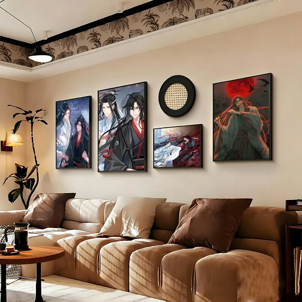 Anime M-Mo Dao Zu Shi Painting Calligraphy Paper Print Home Living Room Bedroom Entrance Bar Cafe Art Decorative Paintings