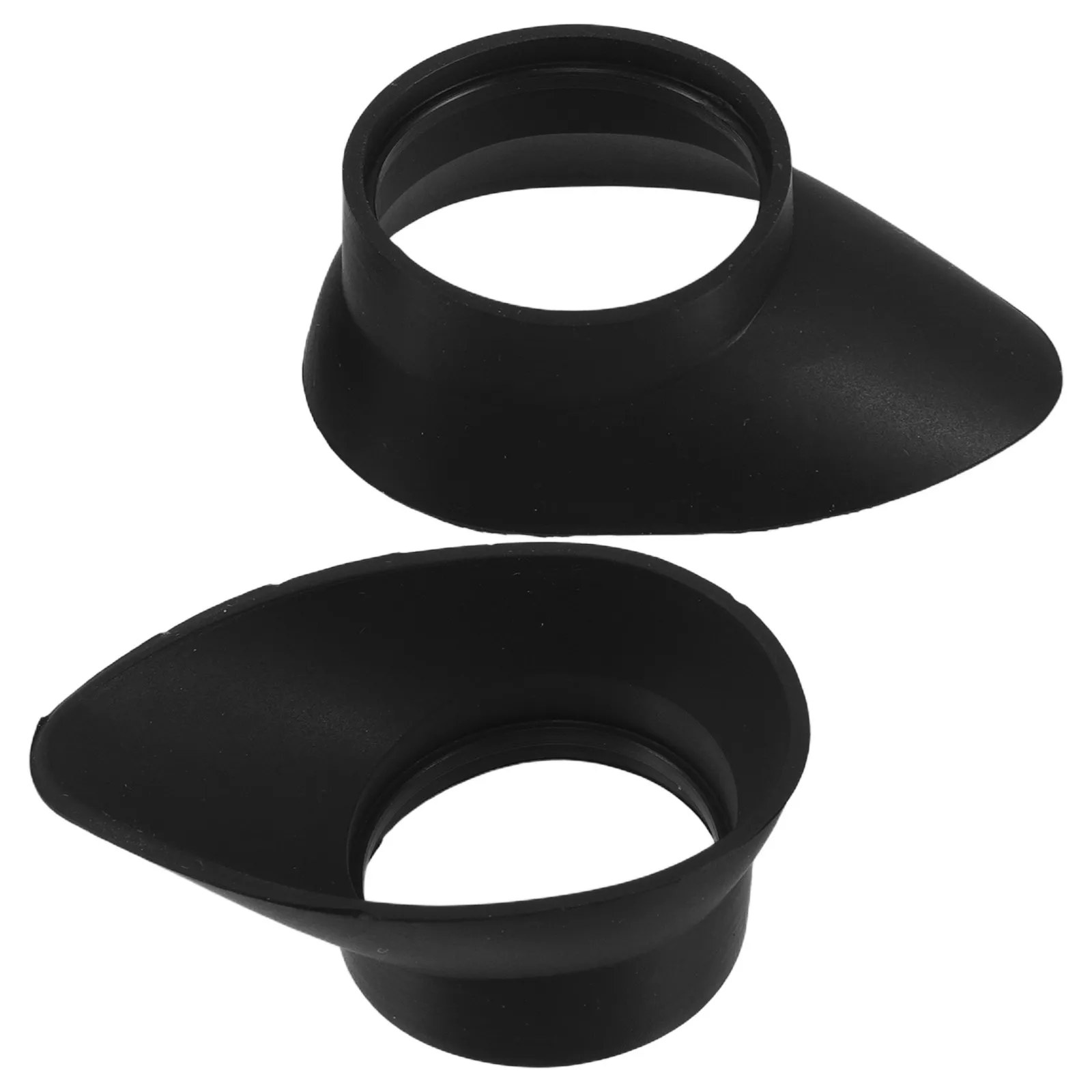 2Pcs Soft Rubber Eyepiece Covers Telescope Microscope Eyepiece Hood Cap Light Blocking Eye Strain Reduction Impact Protection