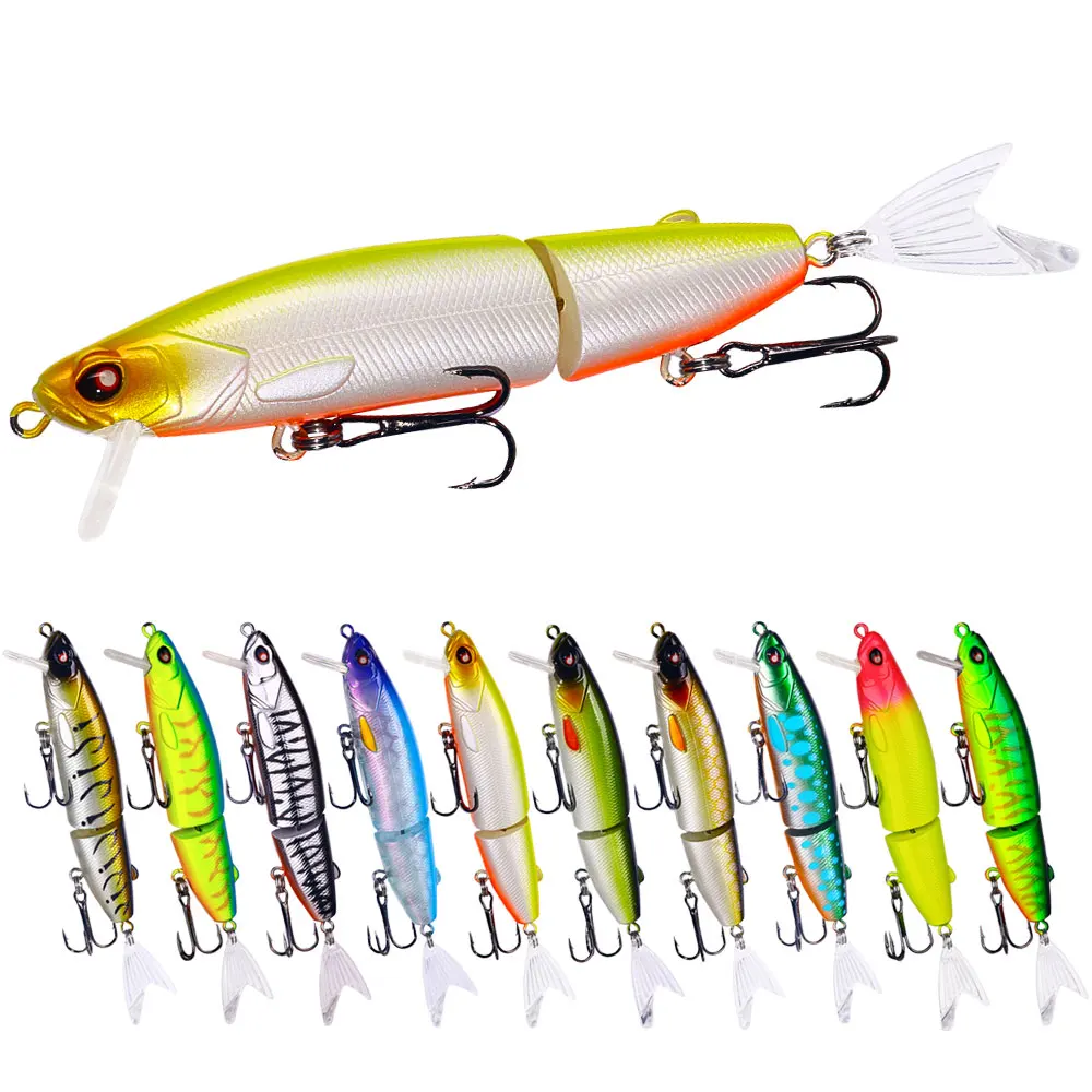 1pcs  Joint Swimbait 12cm 15.5g Sinking Minnow Wobbler Fishing Lure Artificial Hard Bait for Pike Bass Trout