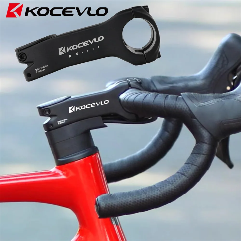 11pcs in 1 KOCEVLO Aluminum Bicycle Stem 31.8-28.6mm Road MTB Bike Handlebar Stem With Top Cap
