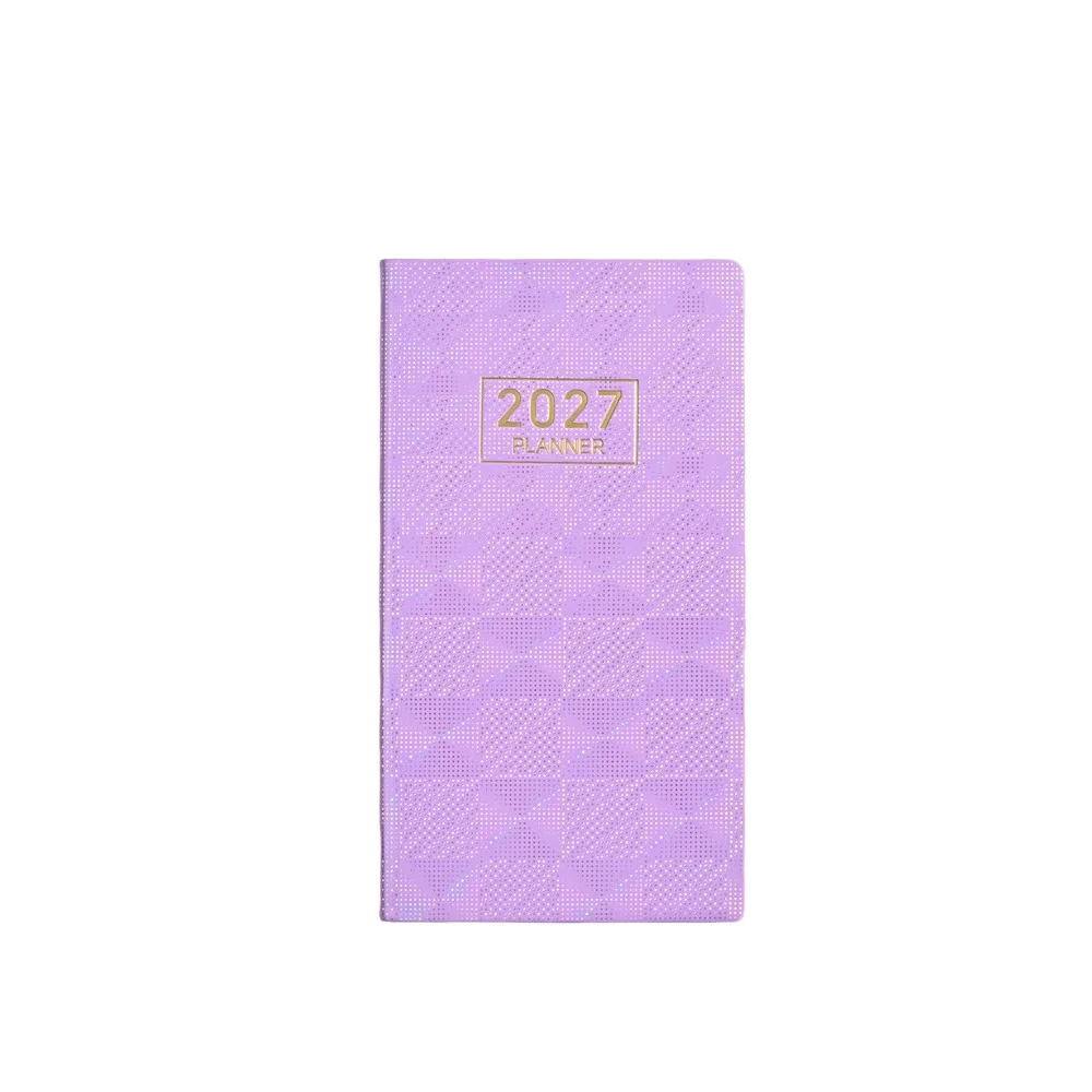 New 2027 A6 Planner Notebook Portable Multicolor 2027 Planner Lined Pages Agenda Notebook Office Planning