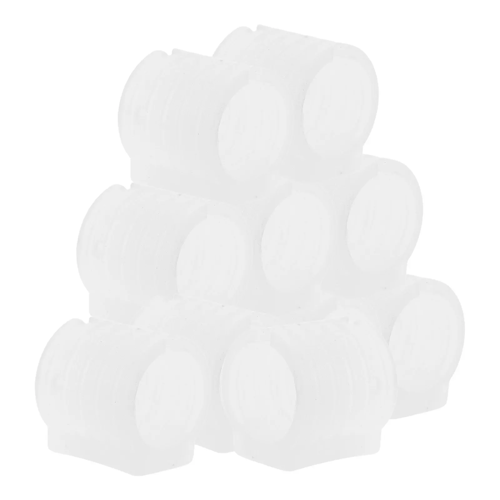 10Pcs Arch Shape Chair Legs Tips Caps Plastic U Shaped Floor Glides Tubing Caps Floor Protectors for Furniture 19Mm