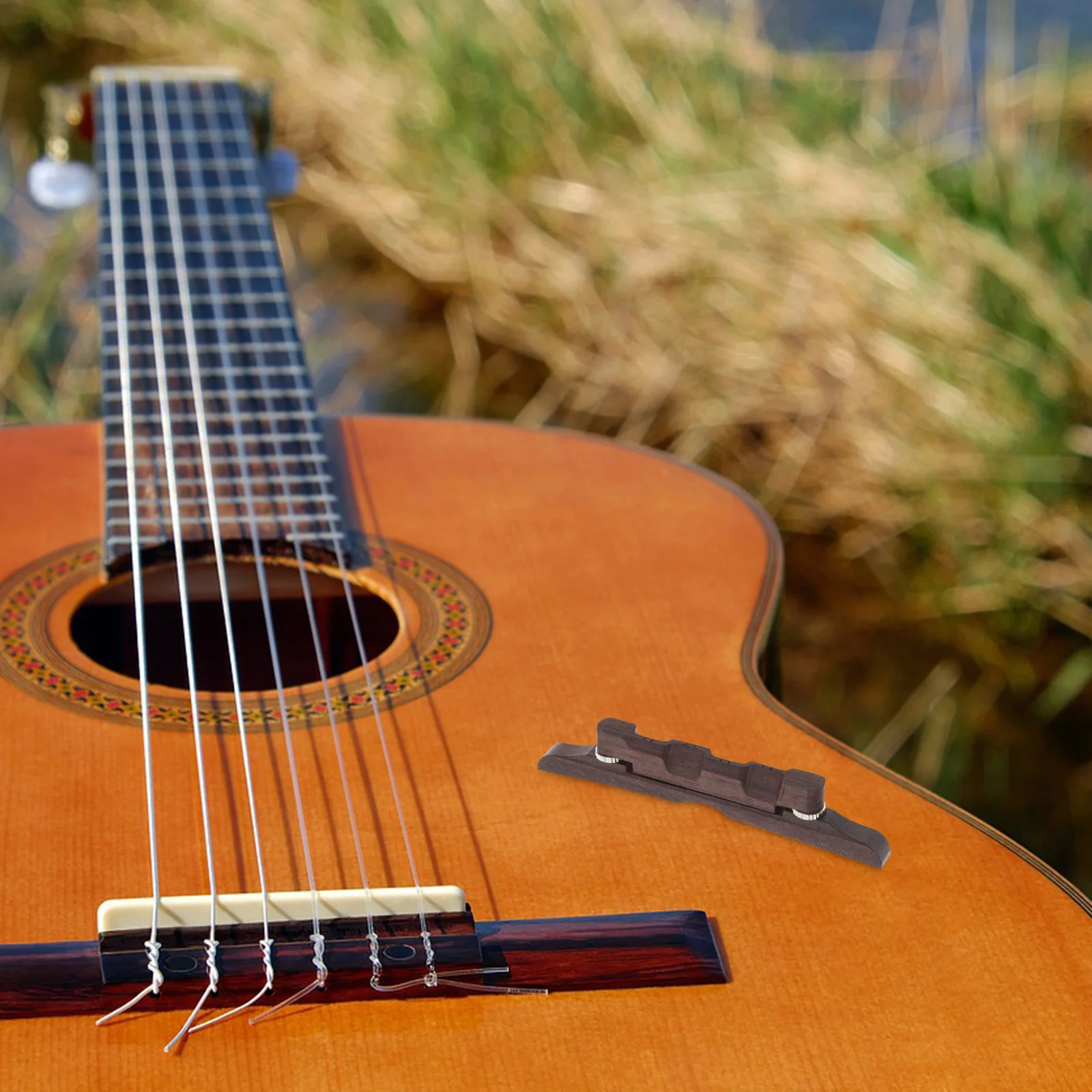 

Jazz Guitar Bridge Saddle Premium Material Durable Lightweight Portable Installation Nice Accessory Jazz Saddle