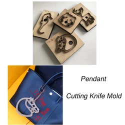 Diy Hand Leather Pendant Wooden Cutting Die Making Decor Supplies Dies Template Suitable For Common Die-Cutting Machines