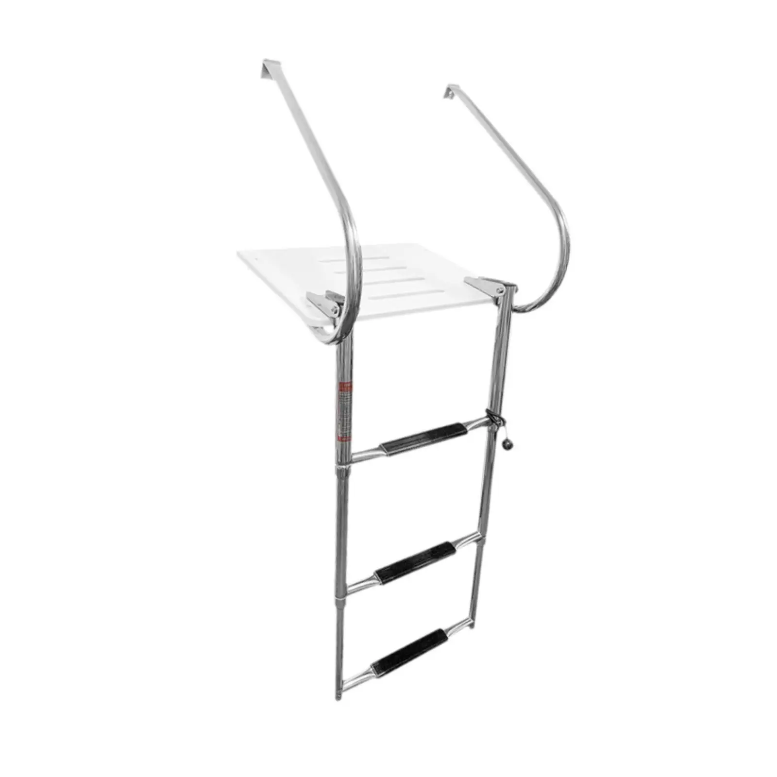 

Трехступенчатая лестница для лодок с широкими ступенями, легко устанавливаемая, складная, для кемпинга, автодомов, понтонных лодок, судов, морских яхт, палуб