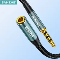 SAMZHE Jack 3.5mm Audio Extension Cable for Huawei P20 Lite Stereo 3.5mm Jack Aux Cable for Headphones Xiaomi Redmi 5 Plus PC