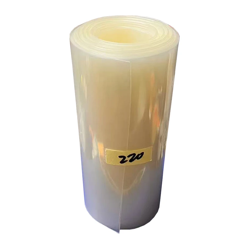 1kg Transparent PVC Insulating Heat Shrinkable Tube 18650/21700/26650/32650 Lithium Battery Heat Shrinkable Tube Shrink Film