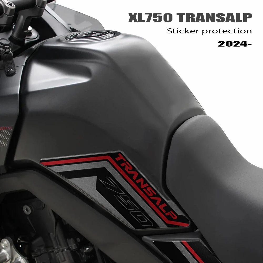 

XL750 Accessories Motorcycle Fuel Tank Anti-Slip Pad 3D Resin Sticker Protection Kit for Tank Pad for XL750 Transalp 2022-