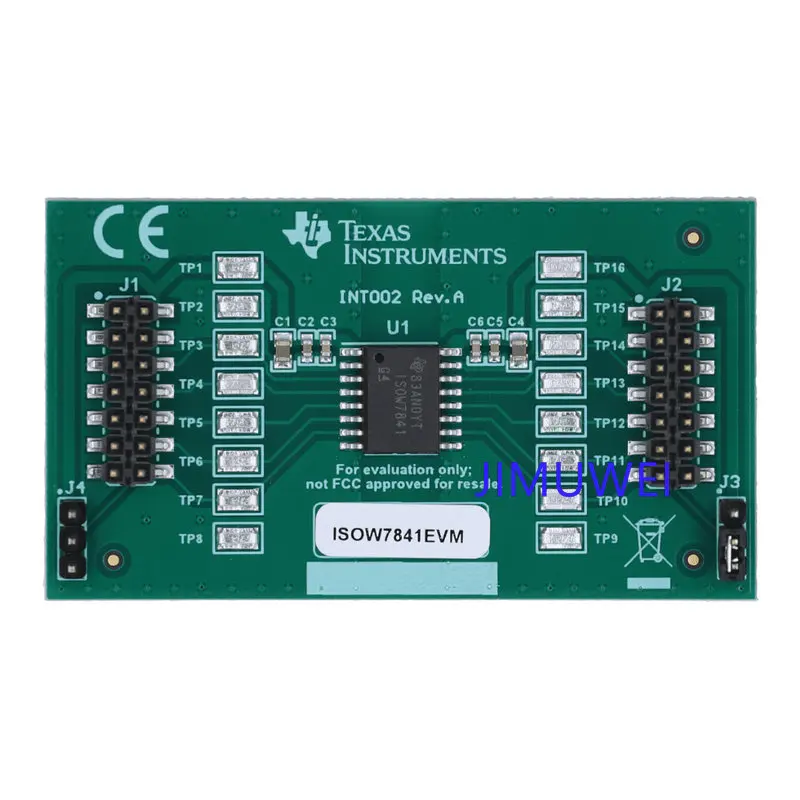 ISOW7841EVM DC converter four channel digital isolator evaluation module