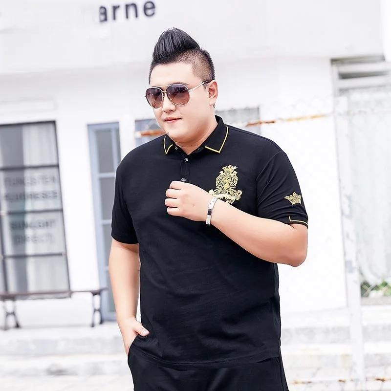 

Loose Fit plus Size Men's Short Sleeve Shirt Thin Cotton Summer Sweatshirt Casual Style Micro Stretch Polyester Blend