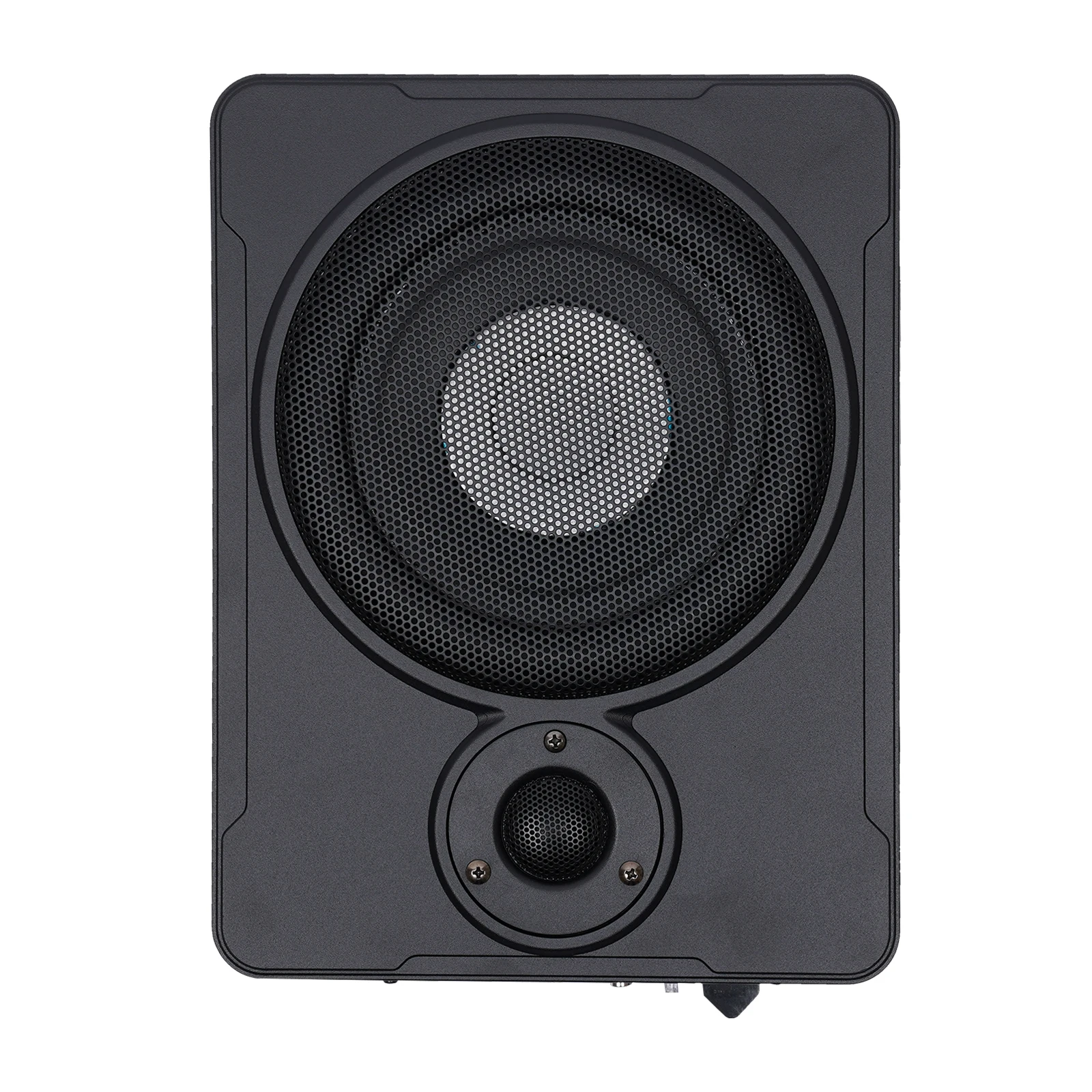 

8" Active Under Seat Subwoofer 300W Max Slim Low Profile Car Audio with Built-in Amplifier Bass Boost Control for Car/Truck/SUV