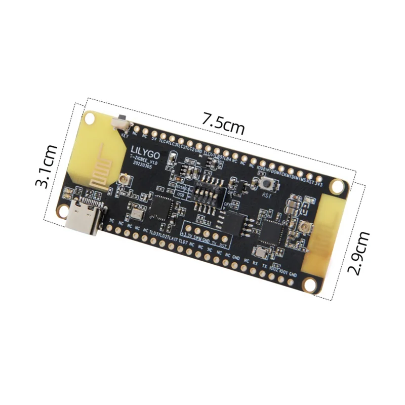 A45F-T-Zigbee ESP32-C3 TLSR8258 Zigbee Placa de desarrollo IOT de potencia Ultra baja Wifi Bluetooth Módulo de Control inteligente