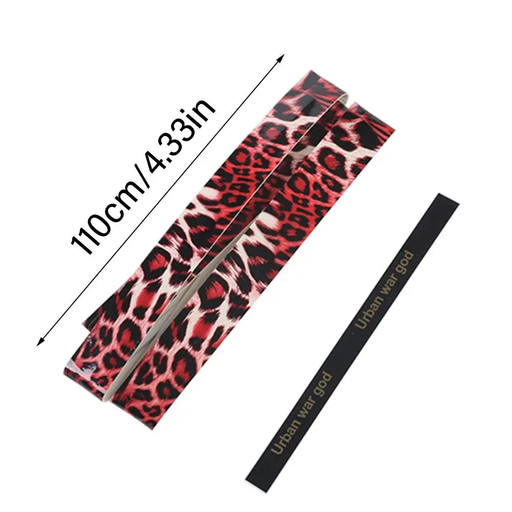Multi-color Badminton Racket Overgrips Flower Printing Self-adhesive Racquet Sweatband Shock Absorption Leopard Print Over Grips