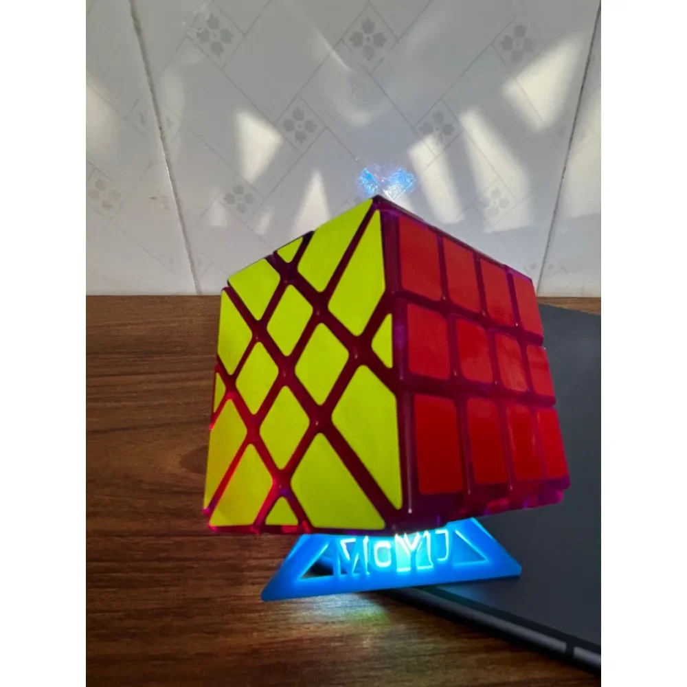 MoYu Windmill 3x3 Limited Edition Cube Fisher 4x4 Cube Magic Cube Stickerless Puzzle Cubes Professional Speed Educational Toys