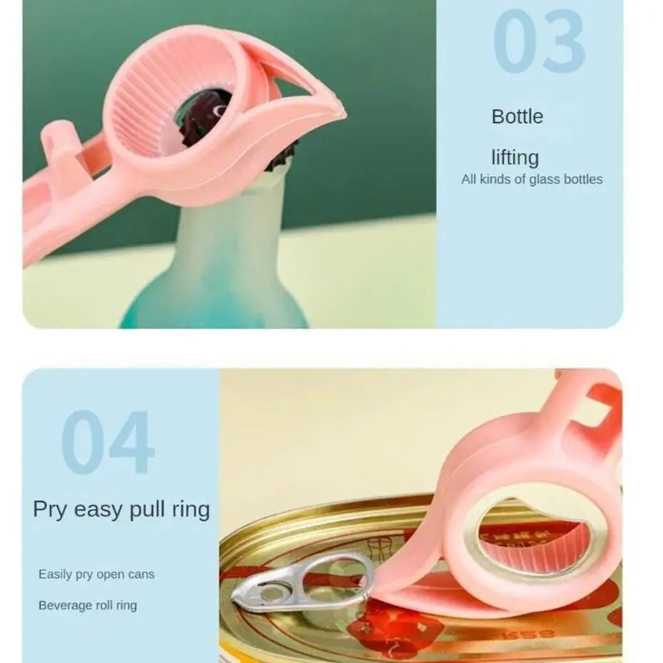 New 7-in-1 Multifunctional Bottle Opener Vegetable And Fruit Peeler Tin Can Bottle Opener Beverage Beer Bottle Opener 2023