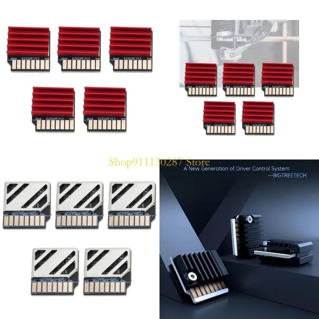 

J1HC 5 штук EZ2209 Шаппер-двигательный драйвер 3D-принтер BOARDSUPPORT UART-режим