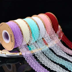 Lace Trim Ribbon 3cm Wide Vintage Pattern Roll Ribbons 25 Yards For Gift Wrapping Valentine's Day Floral DIY Crafts Sewing