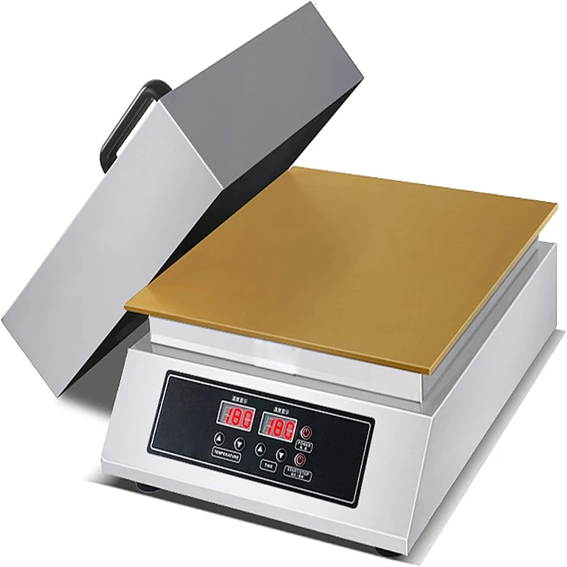 Commercial Souffle เครื่องทําแพนเค้ก Baker Maker ไฟฟ้าอุณหภูมิควบคุมแผ่นความร้อนห้องครัวร้านอาหารขนมขบเคี้ยว